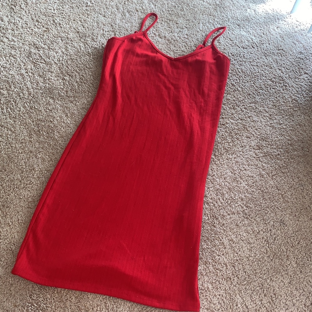 Red Mini Bodycon Dress ❤️